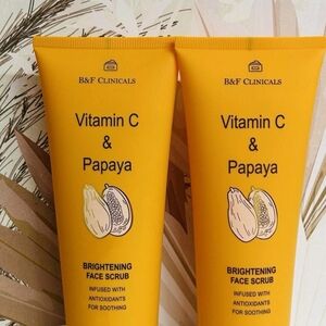 B&F Clinicals Vitamin C & Papaya Face Scrub